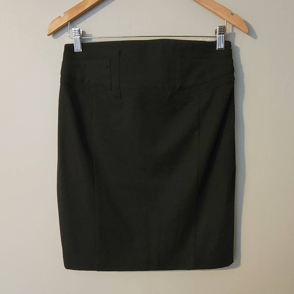 Express Back Buckle Black Mini Skirt